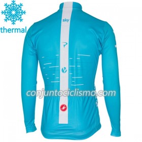Maillot Invierno Termico 2017 Team Sky N002